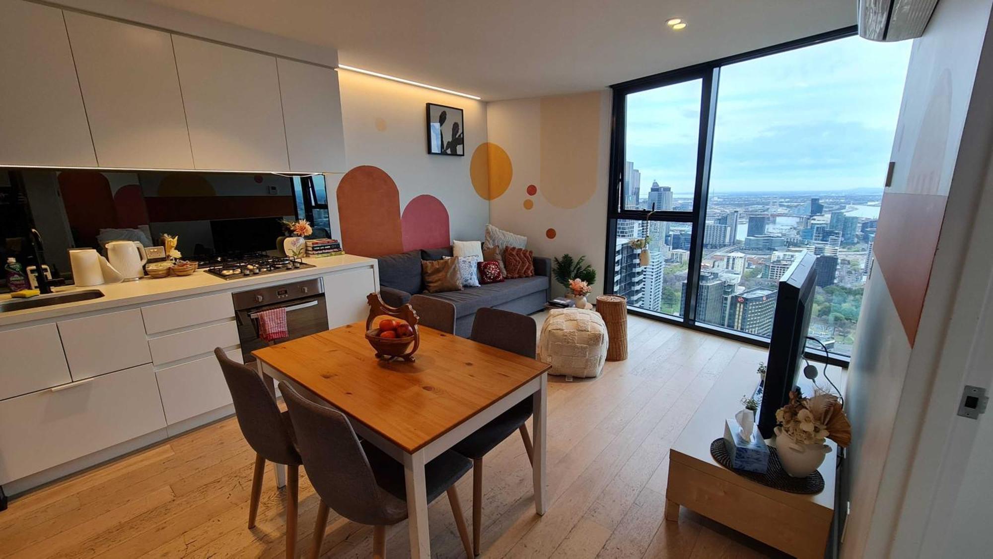 מלבורן 1Br Sunset Glow Central Retreat! Free Tram Zone מראה חיצוני תמונה